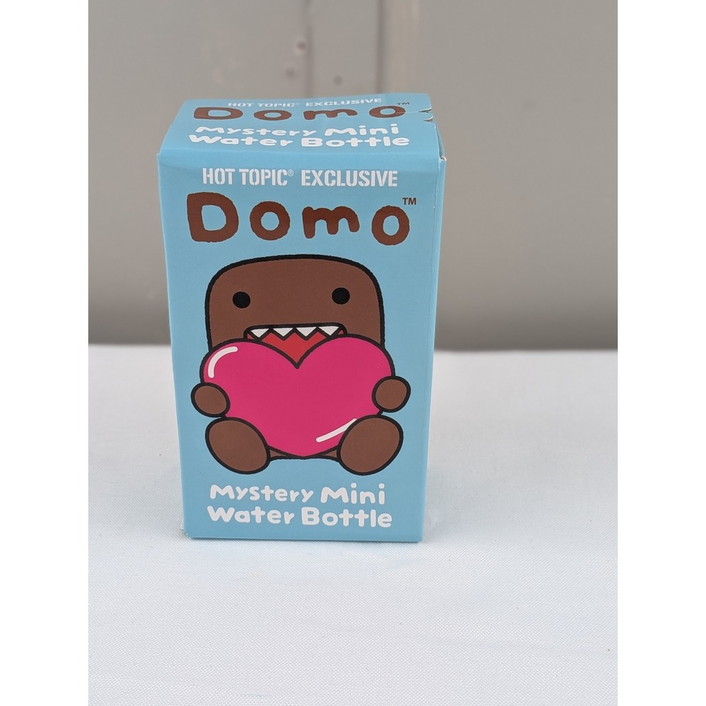 Domo Mystery Mini Water Bottle Hot Topic Exclusive Blind Box New Sealed